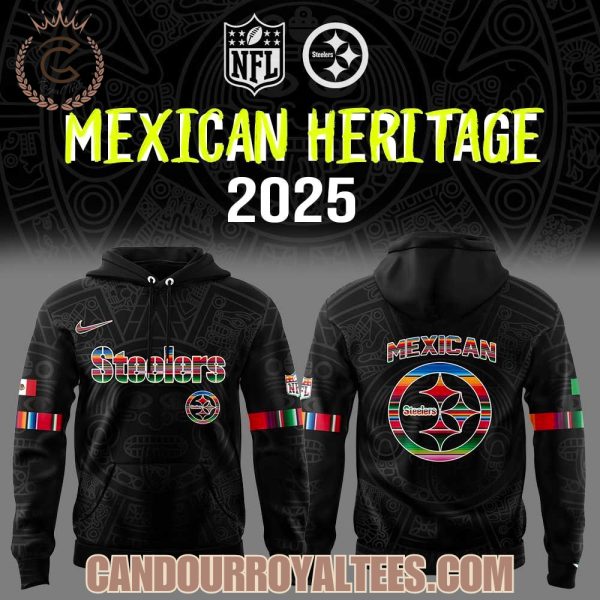 Pittsburgh Steelers Mexican Heritage 2025 Hoodie