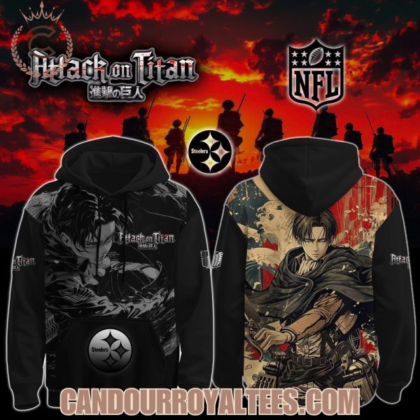 Pittsburgh Steelers x Attack On TiTan Hoodie 2025
