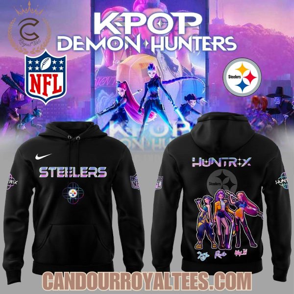 Pittsburgh Steelers x K-pop Demon Hunters Hoodie