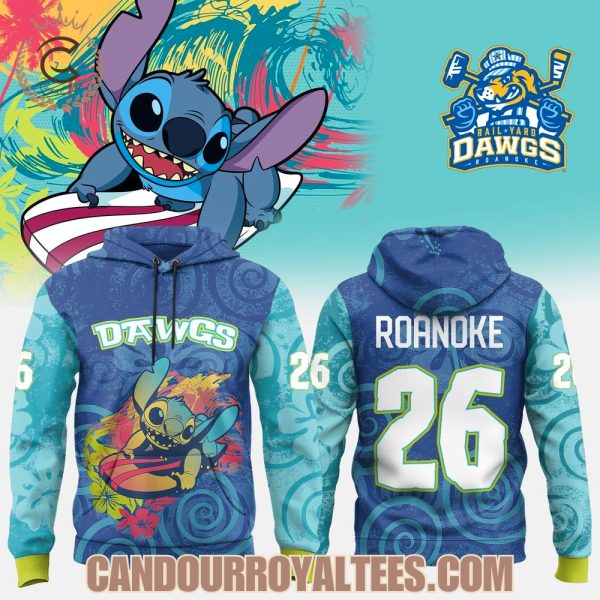 Roanoke Rail Yard Dawgs Stitch Hoodie