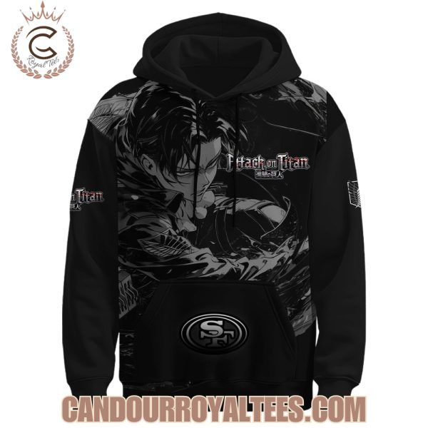 San Francisco 49ers x Attack On TiTan Hoodie 2025