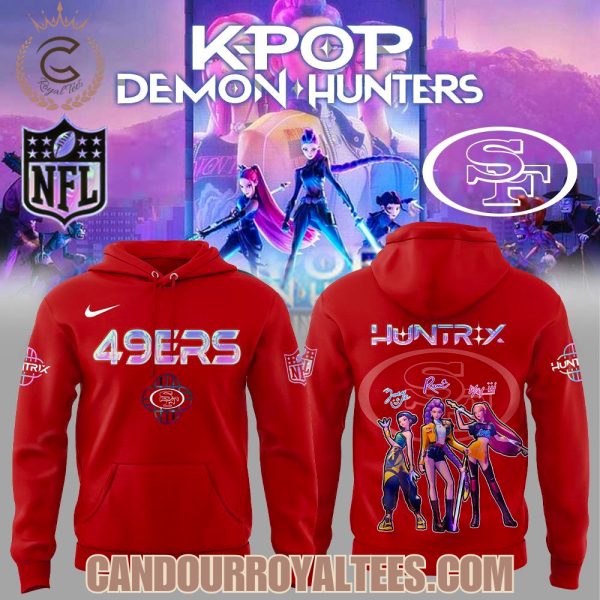 San Francisco 49ers x K-pop Demon Hunters Hoodie