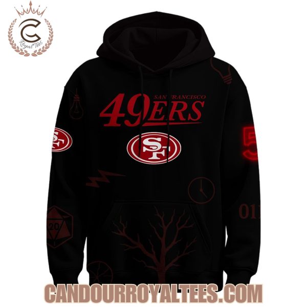 San Francisco 49ers x Stranger Things 5 Hoodie