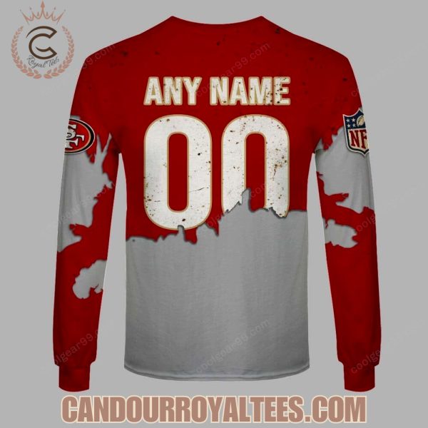 San Francisco 49ers Zombie Halloween Design Hoodie