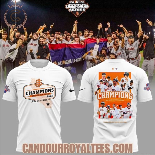 San Jose Giants California League 2025 Tshirt