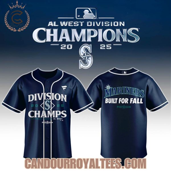 Seattle Mariners 2025 AL West Division Champions Jersey