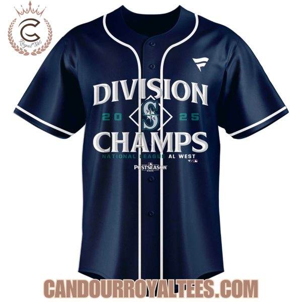 Seattle Mariners 2025 AL West Division Champions Jersey