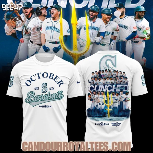 Seattle Mariners October 2025 Postseason Tshirt, Hoodie
