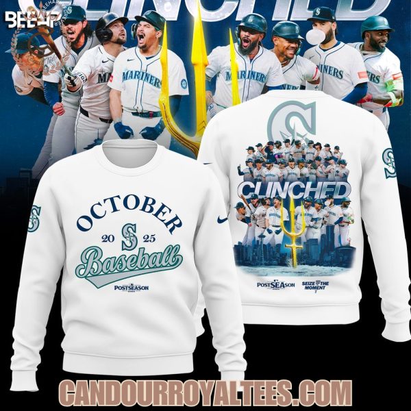 Seattle Mariners October 2025 Postseason Tshirt, Hoodie
