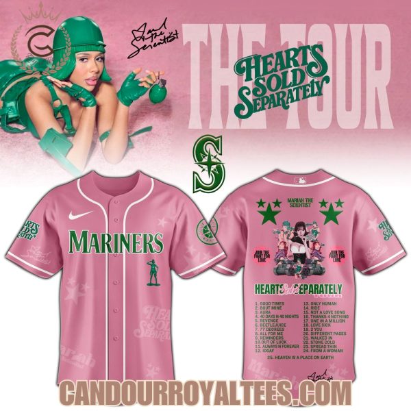 Seattle Mariners x Mariah the Scientist Hearts Sold Separately Tour Jersey