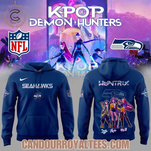 Seattle Seahawks x K-pop Demon Hunters Hoodie