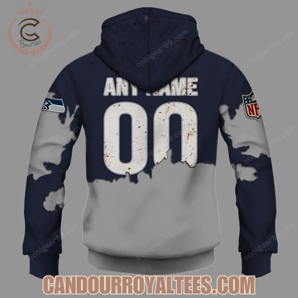 Seattle Seahawks Zombie Halloween Design Hoodie