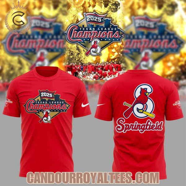Springfield Cardinals 2025 Texas League Champions T-Shirt, Hoodie