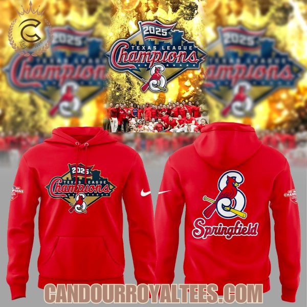 Springfield Cardinals 2025 Texas League Champions T-Shirt, Hoodie