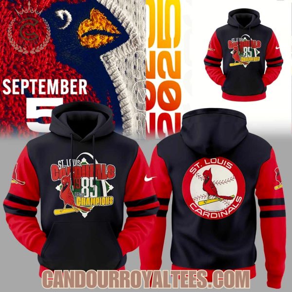 St. Louis Cardinals 80s Night Throwback 1985 NL Champs Hoodie