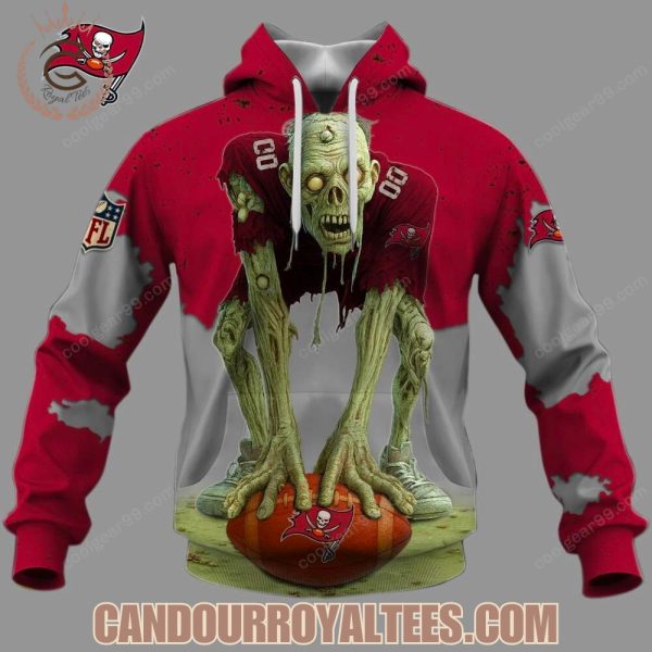Tampa Bay Buccaneers Zombie Halloween Design Hoodie