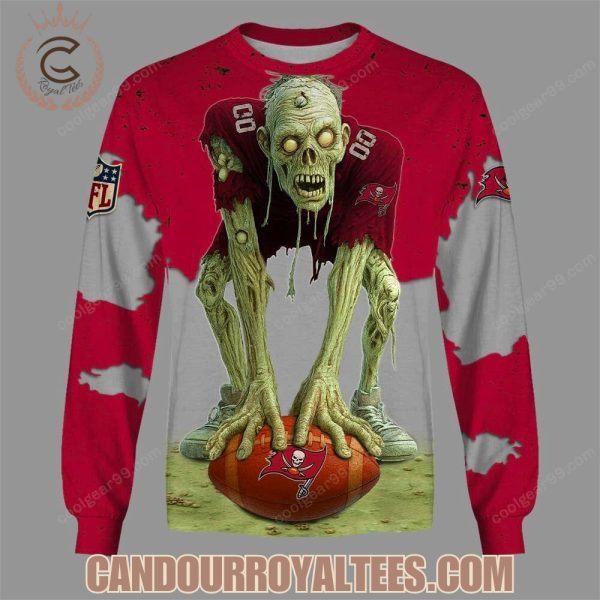 Tampa Bay Buccaneers Zombie Halloween Design Hoodie