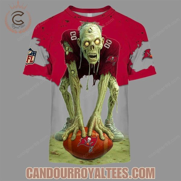 Tampa Bay Buccaneers Zombie Halloween Design Hoodie