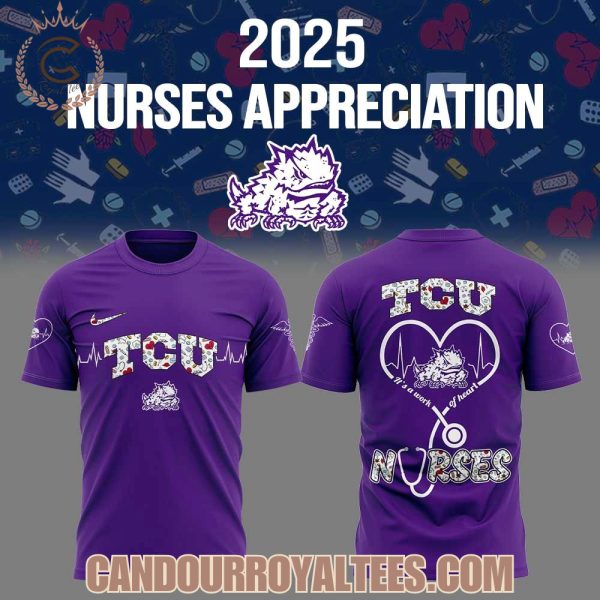 TCU Horned Frogs x Nurses Appreciation 2025 Hoodie