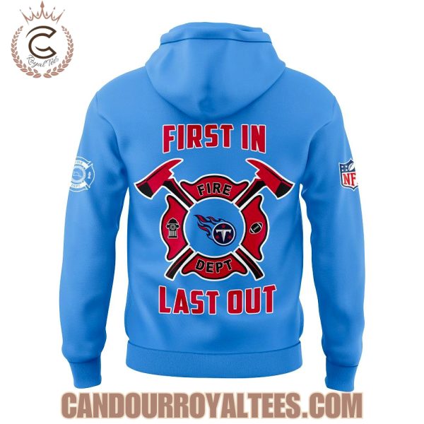 Tennessee Titans Firefighter Appreciation 2025 Hoodie