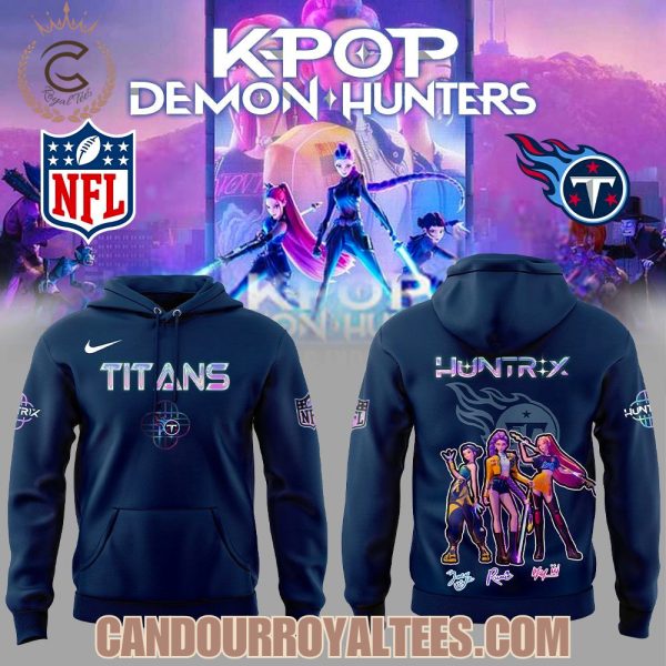 Tennessee Titans x K-pop Demon Hunters Hoodie
