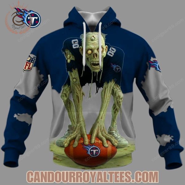 Tennessee Titans Zombie Halloween Design Hoodie