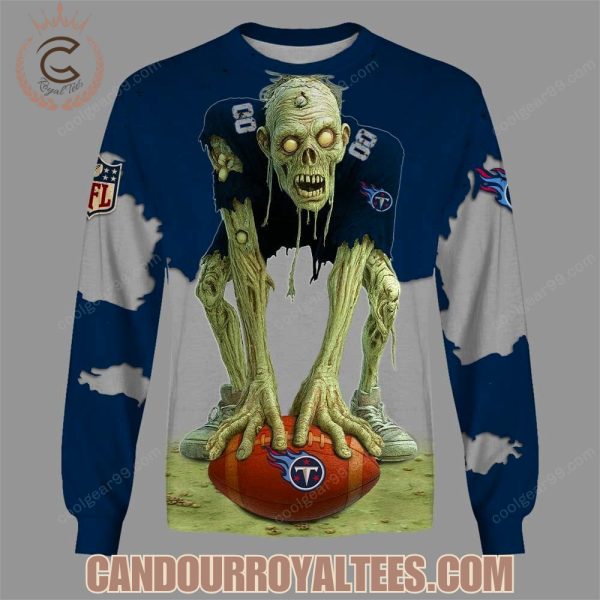 Tennessee Titans Zombie Halloween Design Hoodie
