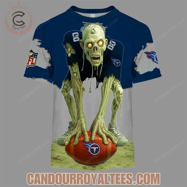 Tennessee Titans Zombie Halloween Design Hoodie