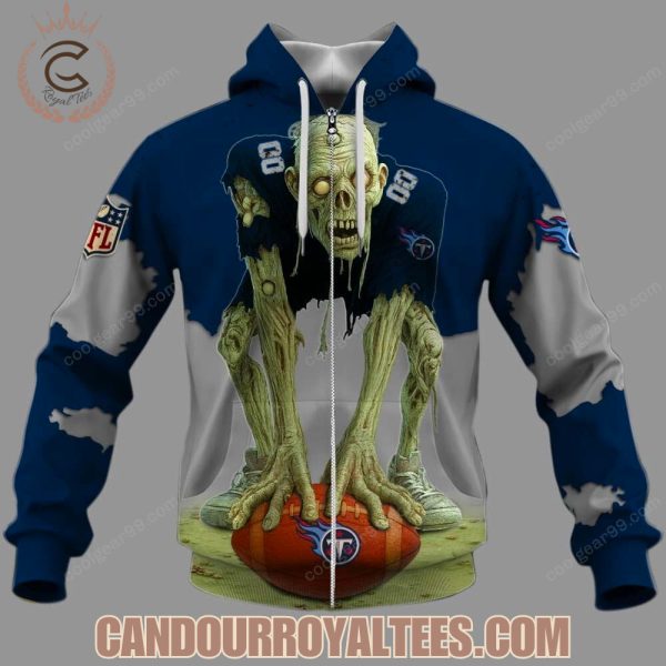 Tennessee Titans Zombie Halloween Design Hoodie