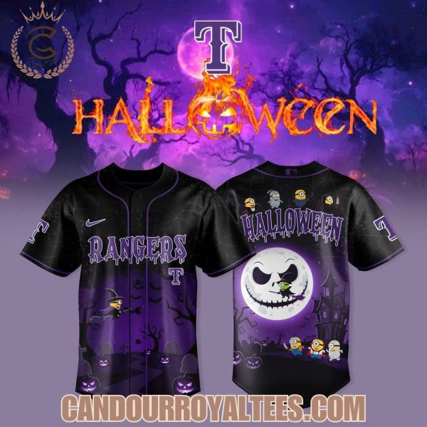 Texas Rangers x Minions Halloween Night Jersey