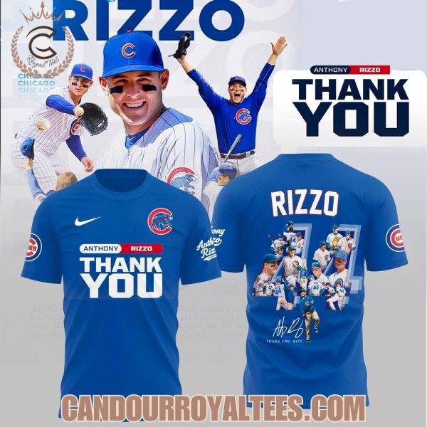 Thank You Chicago Cubs Legend Anthony Rizzo Tshirt, Hoodie