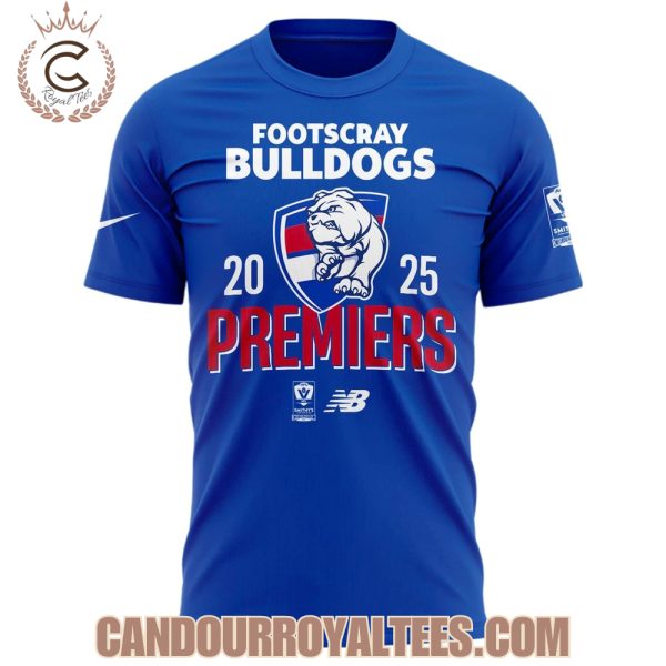 VFL Footscray Bulldogs Premiers T-Shirt Editions 2025