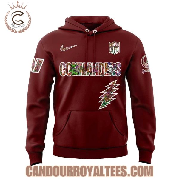Washington Commanders Grateful Dead Night 2025 Hoodie