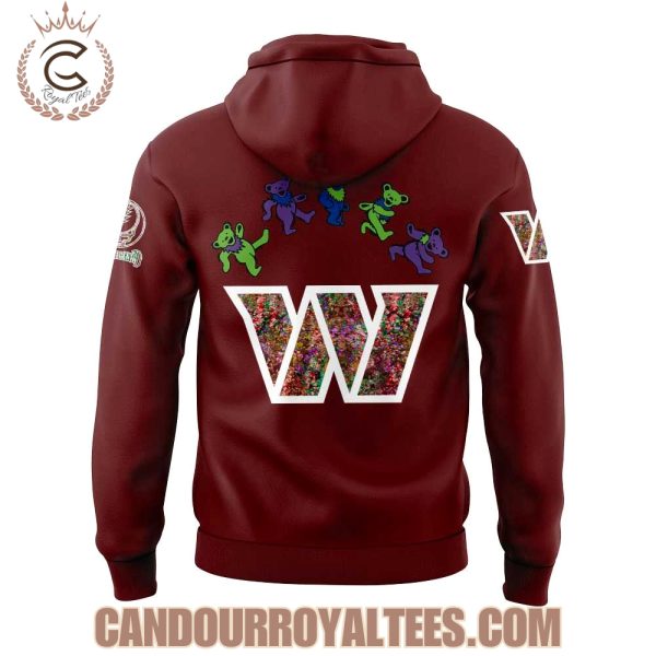 Washington Commanders Grateful Dead Night 2025 Hoodie