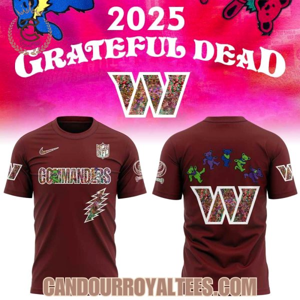 Washington Commanders Grateful Dead Night 2025 Hoodie
