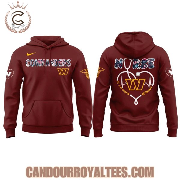 Washington Commanders Nurses Night Hoodie
