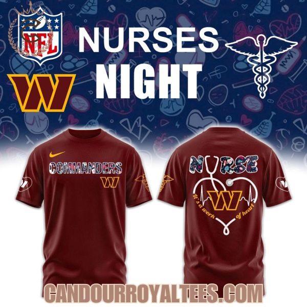 Washington Commanders Nurses Night Hoodie