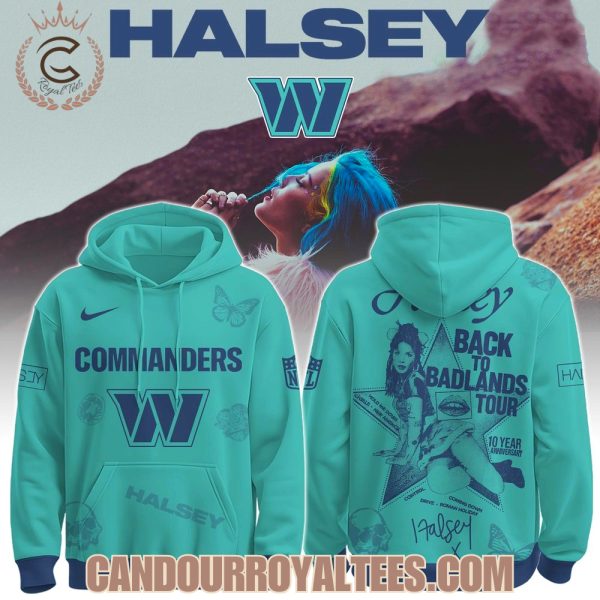 Washington Commanders x Halsey Back to Badlands Tour Hoodie