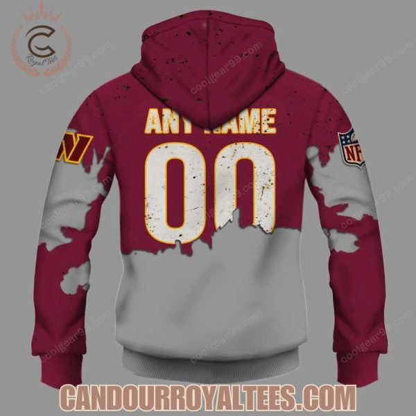 Washington Commanders Zombie Halloween Design Hoodie