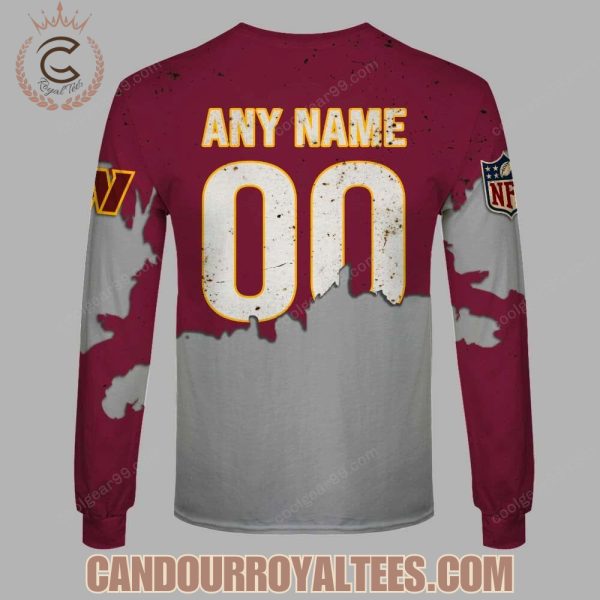 Washington Commanders Zombie Halloween Design Hoodie