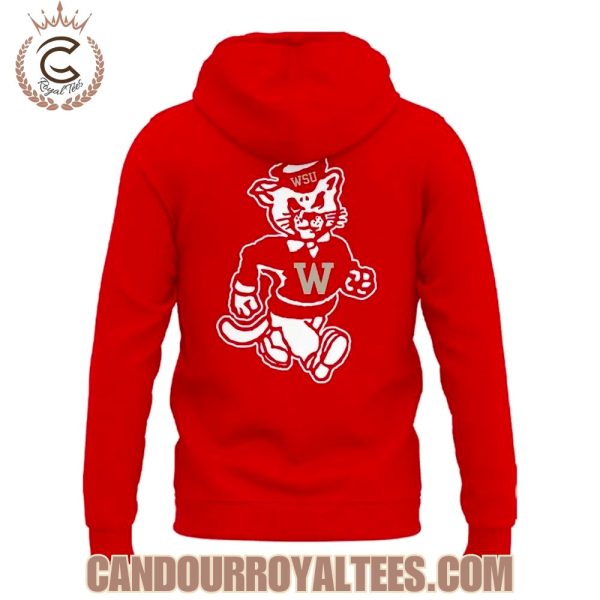 2025 Cougars Retro Logo Washington State Football Hoodie