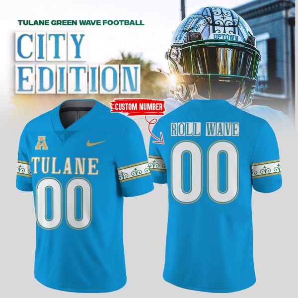 Tulane Football City Edition UptownFootball Jersey Tulane Football City Edition UptownFootball Jersey