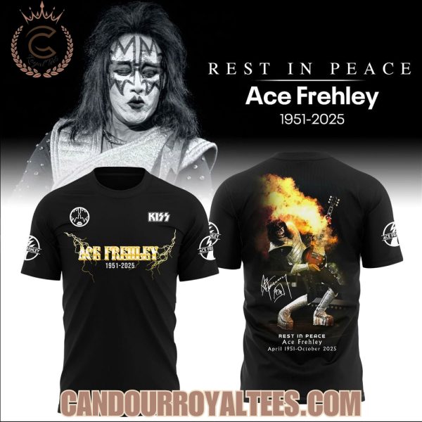 Ace Frehley Founding guitarist for KISS Rest in Peace Tshirt, Hoodie