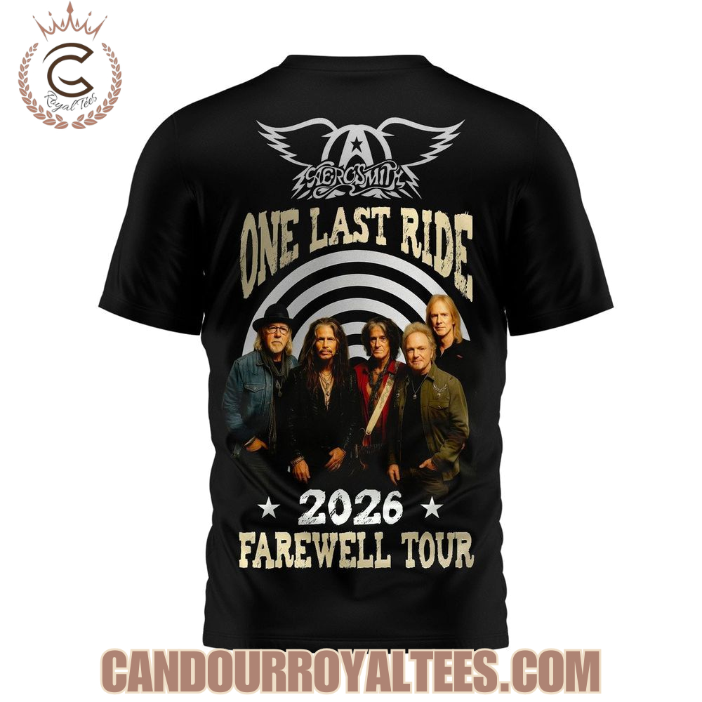 Aerosmith 2026 Farewell Tour 2026 T-Shirt Aerosmith 2026 Farewell Tour 2026 T-Shirt