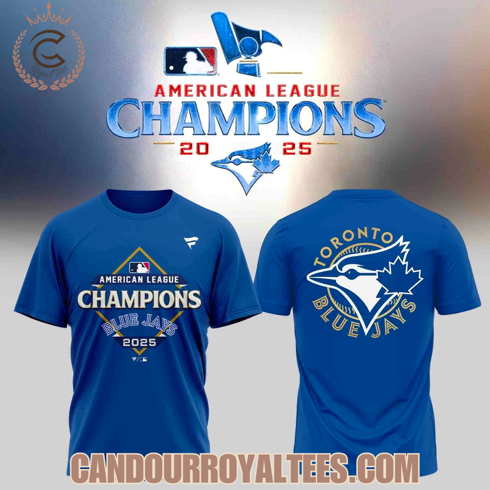 American League Champions 2025 Toronto Blue Jays T-Shirt American League Champions 2025 Toronto Blue Jays T-Shirt
