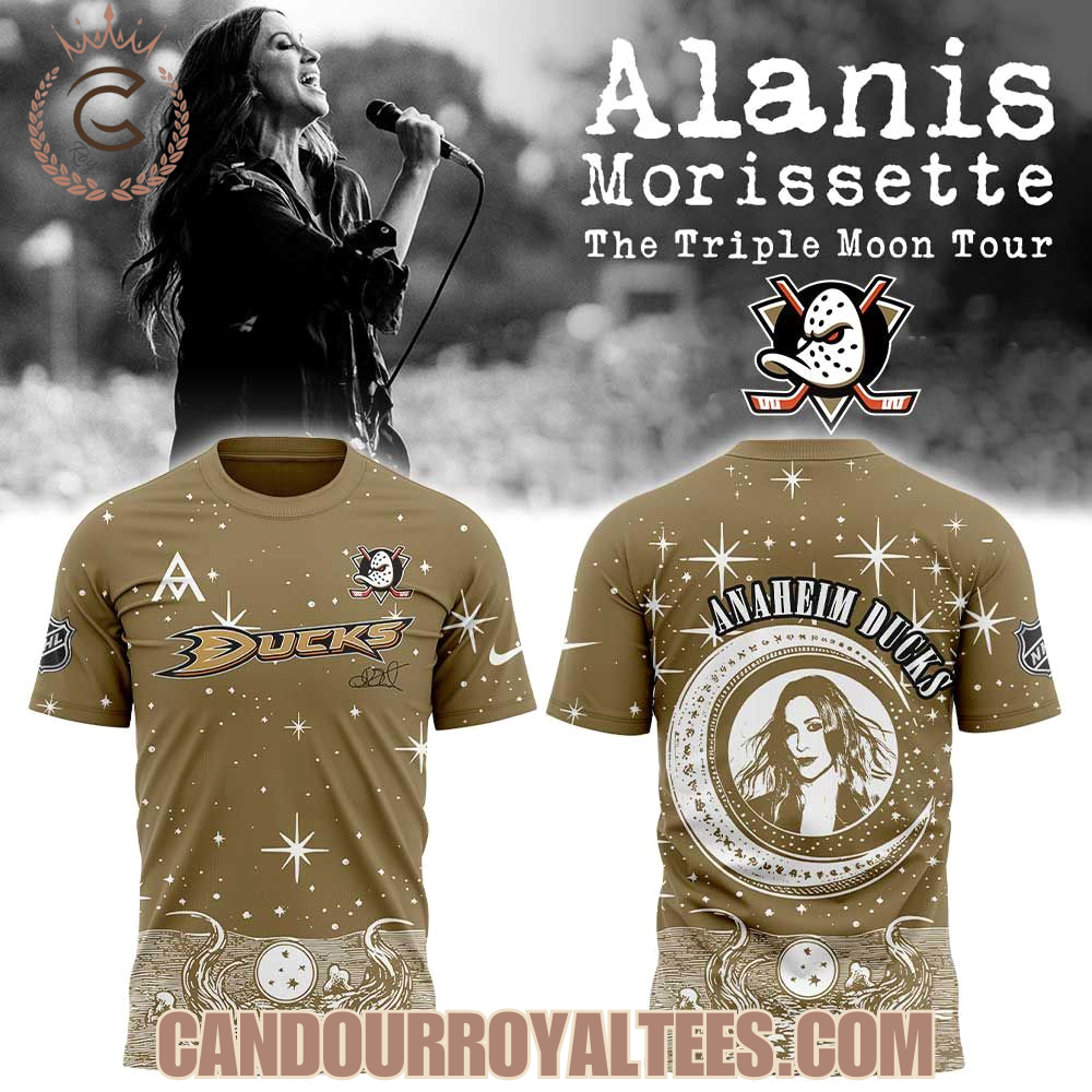 Anaheim Ducks Alanis Morissette The Triple Moon Tour Hoodie Anaheim Ducks Alanis Morissette The Triple Moon Tour Hoodie