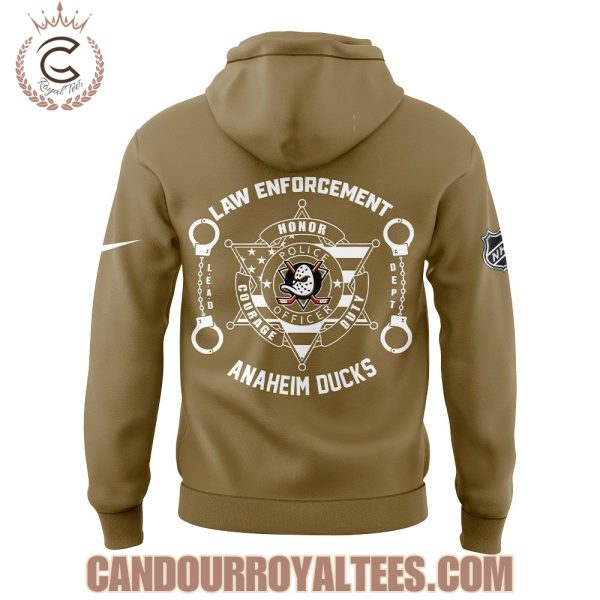 Anaheim Ducks Law Enforcement Appreciation Day Tshirt, Hoodie