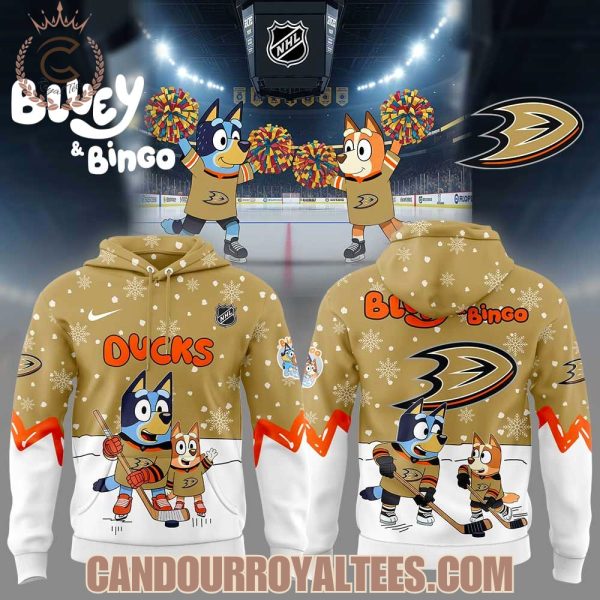 Anaheim Ducks x Bluey and Bingo 2025 Hoodie