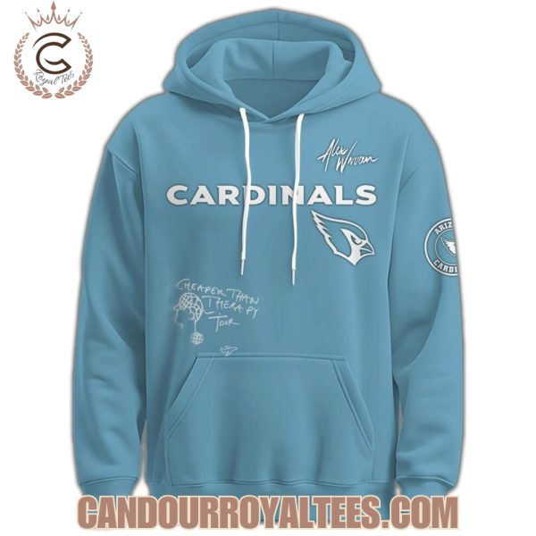 Arizona Cardinals x Alex Warren Cheaper Than Therapy Tour 2025 Hoodie