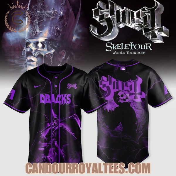 Arizona Diamondbacks x Ghost Skeletour 2026 North America Jersey